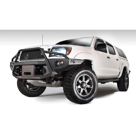 Fab Fours 16-C TACOMA WINCH BUMPER W/ PRE-RUNNER GUARD MATTE BLACK TT16-B3652-1